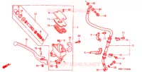 VOORREM HOOFDCILINDER voor Honda SHADOW 750 1998