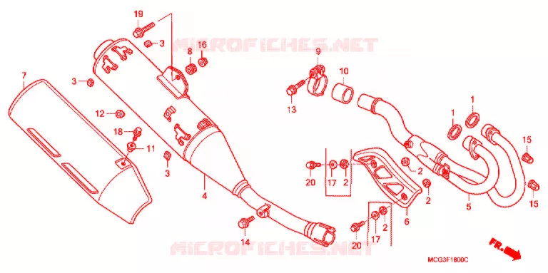 UITLAATDEMPER(2) Honda MOTO 400 NX 2009  NX4008