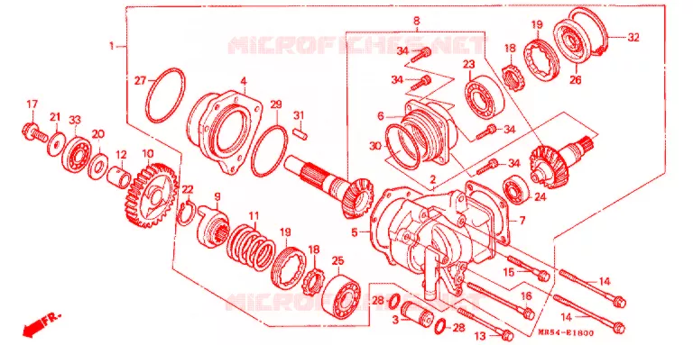 KRUISAS Honda MOTO 800 PC800 1994  PC800R