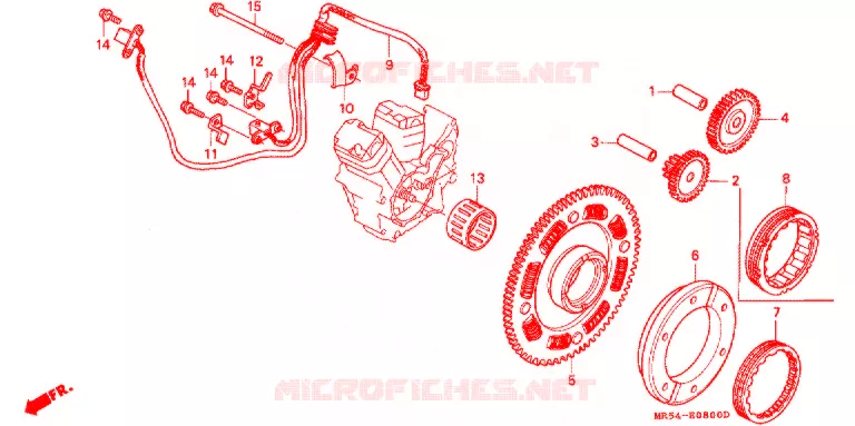 STARTEN VERSNELLING Honda MOTO 800 PC800 1994  PC800R