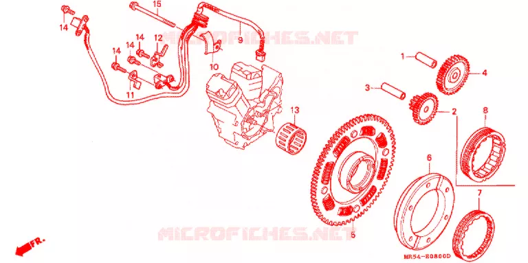 STARTEN VERSNELLING Honda MOTO 800 PC800 1994  PC800R