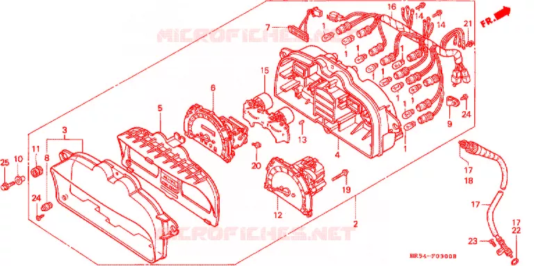 COMBINATIEMETER Honda MOTO 800 PC800 1997  PC800V