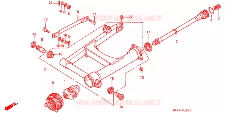 ZWAAI-ARM/KETTINGKAST Honda MOTO 800 PC800 1997  PC800V