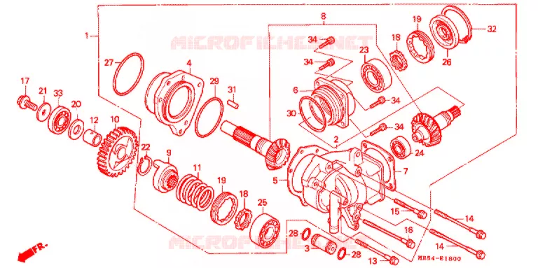 KRUISAS Honda MOTO 800 PC800 1998  PC800W