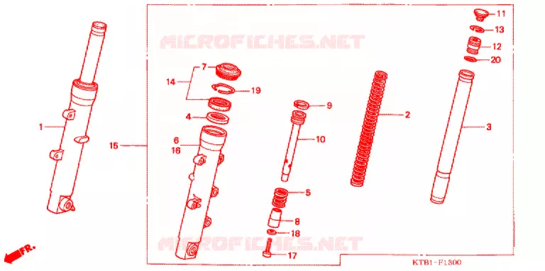 VOOR VORK Honda MOTO 250 other-models 2004  PS2504