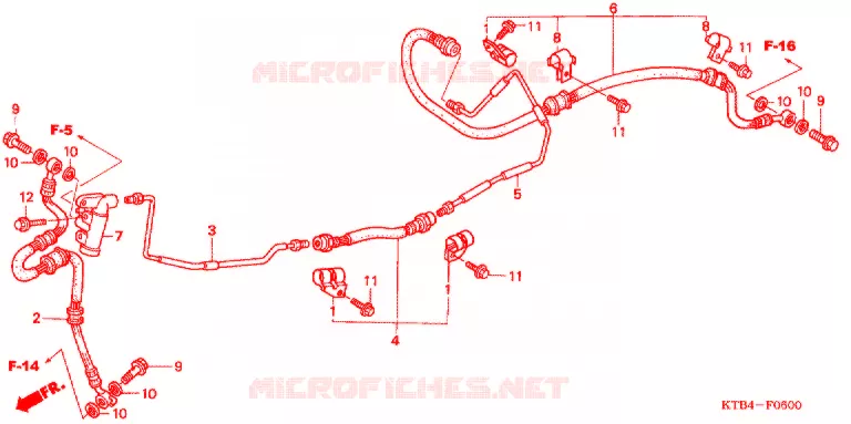 ACHTERREM PIJP Honda MOTO 250 other-models 2006  PS2506