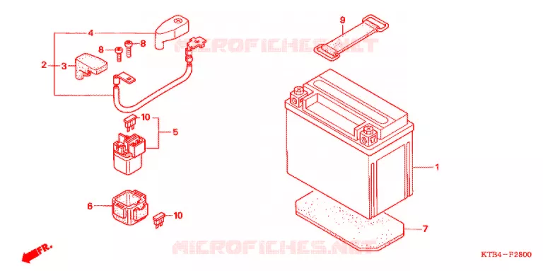 GEREEDSCHAP/ACCUVAK Honda MOTO 250 other-models 2006  PS2506