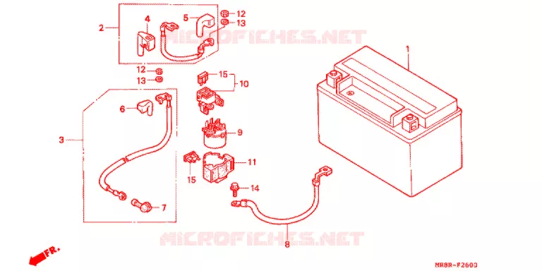 GEREEDSCHAP/ACCUVAK Honda MOTO 400 RVF 1995  RVF400RR