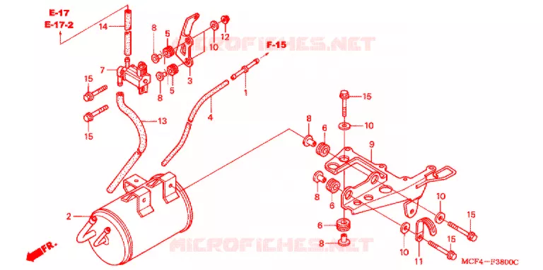 VERDAMPING BUS (AC) Honda MOTO 1000 RC 2002  RVT1000R2