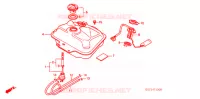 BRANDSTOF TANK voor Honda SA 50 ELITE SR 1991
