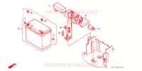 GEREEDSCHAP/ACCUVAK voor Honda SA 50 ELITE SR 1991