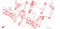 VOOR VORK voor Honda SA 50 ELITE SR 1995