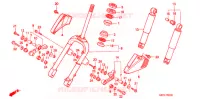 VOOR VORK voor Honda SA 50 ELITE SR 1999