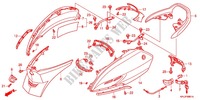 KONTPANEEL MIDDEN (SCV1109,B,D,E) voor Honda SCV 110 ACTIVA 2010