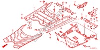 ZIJDE RAIL/VLOERPANEEL (SCV1109,B,D,E) voor Honda SCV 110 ACTIVA 2010