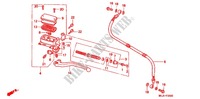 ACHTER REM HOOFD CILINDER voor Honda ST 1100 ABS II 2000
