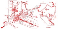ACHTER REM HOOFD CILINDER voor Honda ST 1300 ABS RED 2009