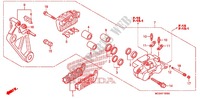 ACHTER REMKLAUW voor Honda ST 1300 ABS RED 2009