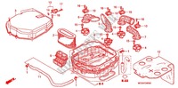 VOOR AFDEKKING/LUCHTFILTER voor Honda ST 1300 ABS RED 2009
