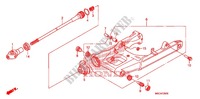 ZWAAI ARM/KETTINGKAST voor Honda ST 1300 ABS RED 2009