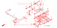 ACHTER ARM voor Honda FOURTRAX 420 RANCHER 4X4 AT CAMO 2009