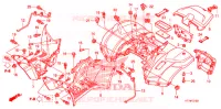 ACHTER STROOMLIJNKAP voor Honda FOURTRAX 420 RANCHER 4X4 AT 2009