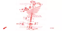 STURING AS (TRX420FA,TRX420FGA) voor Honda FOURTRAX 420 RANCHER 4X4 AT 2009