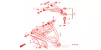 VOOR ARM voor Honda FOURTRAX 420 RANCHER 4X4 AT 2009