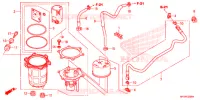 BRANDSTOF TANK/BRANDSTOF POMP voor Honda FOURTRAX 420 RANCHER 4X4 AT 2014
