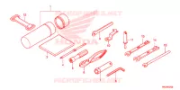 GEREEDSCHAP/ACCUVAK voor Honda FOURTRAX 420 RANCHER 4X4 ES CAMO 2014