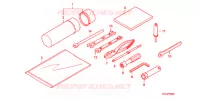 GEREEDSCHAP/ACCUVAK voor Honda FOURTRAX 420 RANCHER 4X4 Electric Shift CAMO 2008