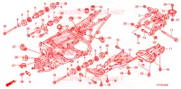 FRAME CHASSIS voor Honda FOURTRAX 420 RANCHER 4X4 FGA 2009