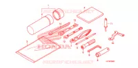GEREEDSCHAP/ACCUVAK voor Honda FOURTRAX 420 RANCHER 4X4 FGA 2009