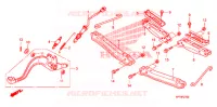 OPSTAP/PEDAAL voor Honda FOURTRAX 420 RANCHER 4X4 FGA 2009
