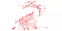 VOOR ARM voor Honda FOURTRAX 420 RANCHER 4X4 FGA 2009