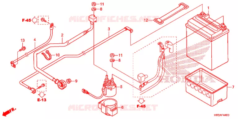 GEREEDSCHAP/ACCUVAK Honda ATV 420 FOURTRAX 2015  TRX420FM1F