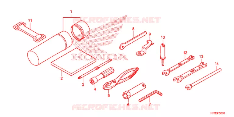 GEREEDSCHAP/ACCUVAK Honda ATV 420 FOURTRAX 2016  TRX420FM1G