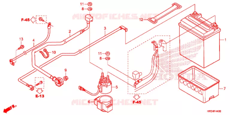 GEREEDSCHAP/ACCUVAK Honda ATV 420 FOURTRAX 2014  TRX420FM2E
