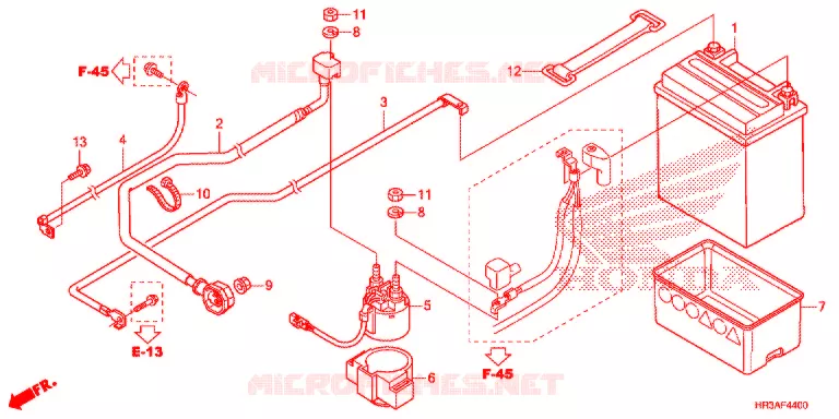 GEREEDSCHAP/ACCUVAK Honda ATV 420 FOURTRAX 2015  TRX420FM2F