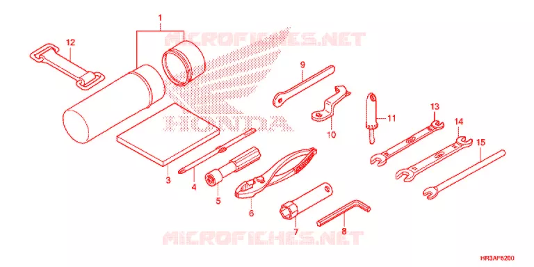 GEREEDSCHAP/ACCUVAK Honda ATV 420 FOURTRAX 2015  TRX420FM2F