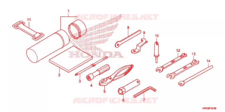 GEREEDSCHAP/ACCUVAK Honda ATV 420 FOURTRAX 2016  TRX420FM2G
