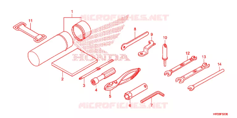 GEREEDSCHAP/ACCUVAK Honda ATV 420 FOURTRAX 2016  TRX420FM2G