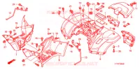 ACHTER STROOMLIJNKAP voor Honda FOURTRAX 420 RANCHER 4X4 Manual Shift 2008