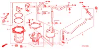 BRANDSTOF TANK/BRANDSTOF POMP voor Honda FOURTRAX 420 RANCHER 4X4 Manual Shift 2008