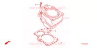 CILINDER voor Honda FOURTRAX 420 RANCHER 4X4 Manual Shift 2008