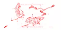 KOPLAMP voor Honda FOURTRAX 420 RANCHER 4X4 Manual Shift 2008