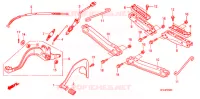 OPSTAP/PEDAAL voor Honda FOURTRAX 420 RANCHER 4X4 Manual Shift 2008