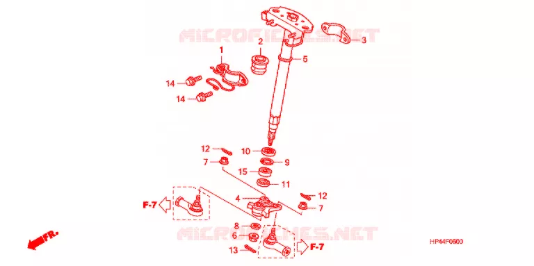 STURING AS Honda ATV 420 FOURTRAX 2008  TRX420FM8