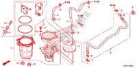 BRANDSTOF TANK/BRANDSTOF POMP voor Honda FOURTRAX 420 RANCHER 4X4 Manual Shift CAMO 2010