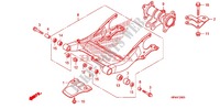 ZWAAI ARM/KETTINGKAST voor Honda FOURTRAX 420 RANCHER 4X4 Manual Shift CAMO 2010